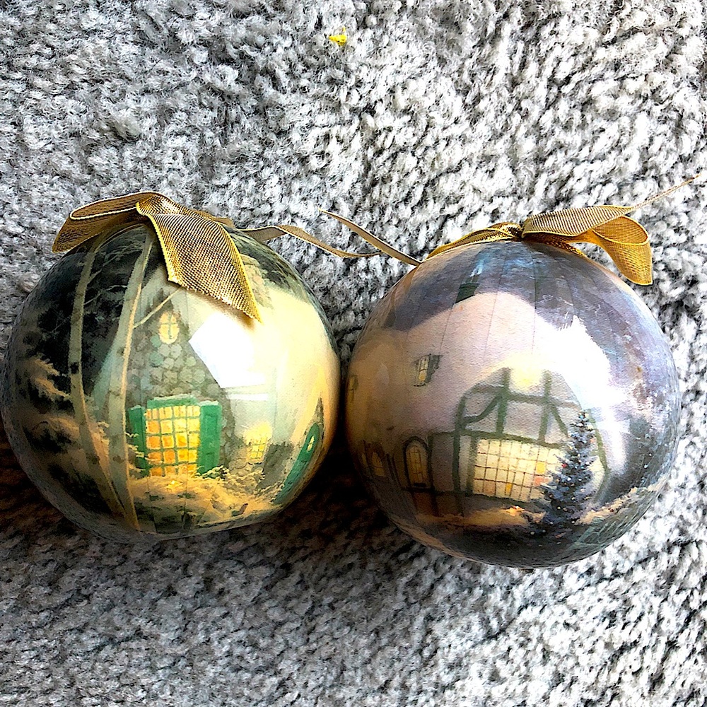 Thomas Kinkade painter of light ornaments